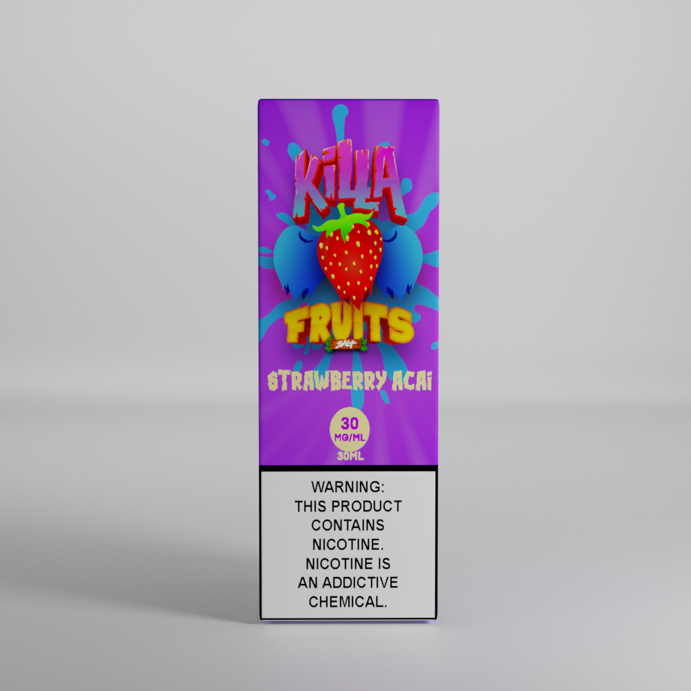 Strawberry Acai Salt Nic (Killa Fruits), , Killa Fruits Salt Nic, 15ml, 30ml, 60ml, 120ml, - E-juice Enterprise