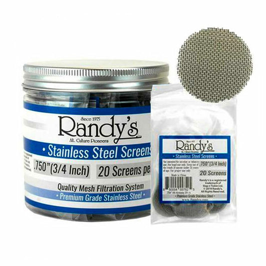 Randy's .750" Stainless Steel Screen Jar